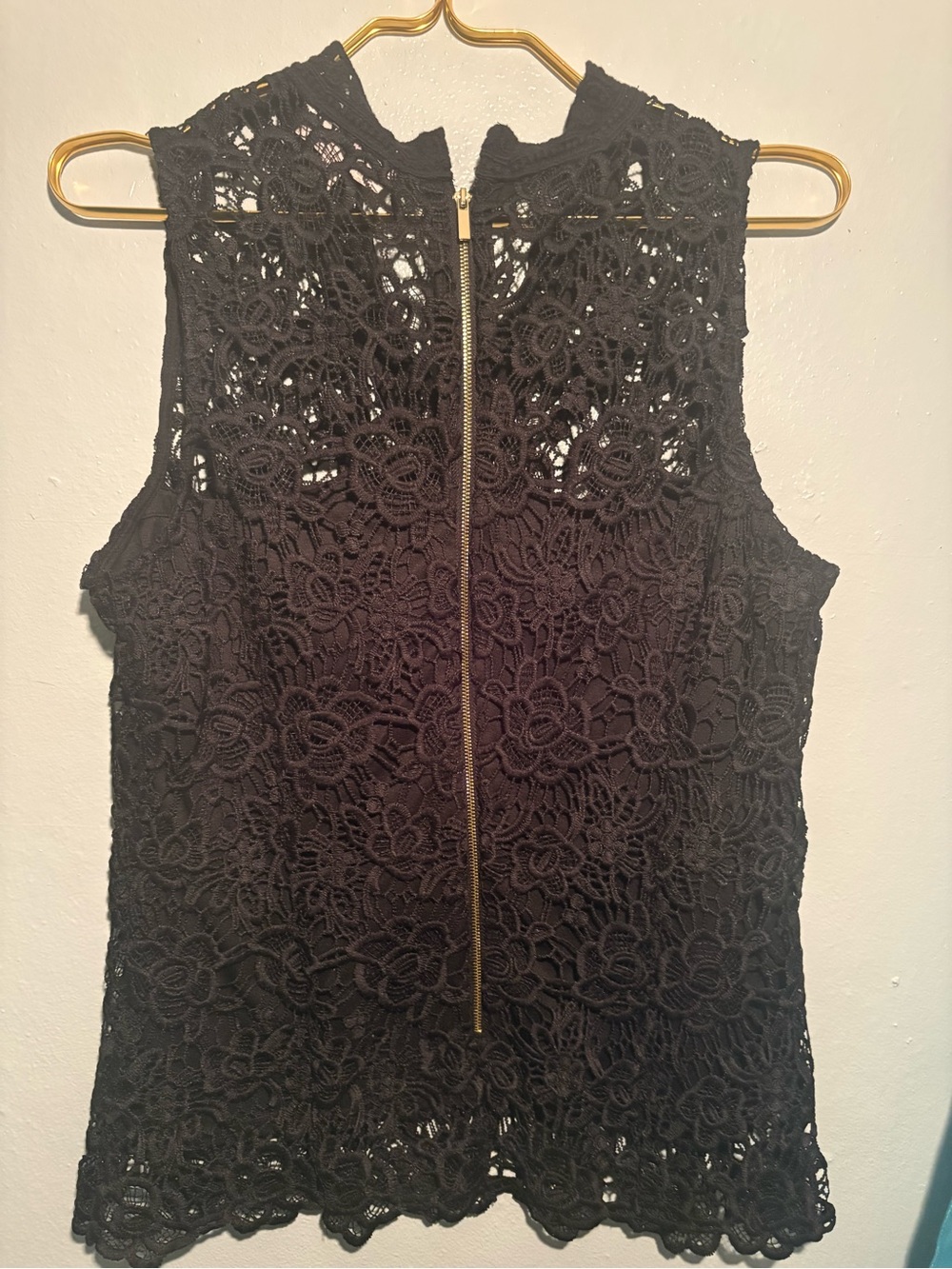 Nanette Lepore Black Floral Lace Camisole Tank - Picture 3 of 9